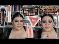 Probando nuevo maquillaje viral  look ahumado con paleta grunge huda beauty el mejor labial nude 