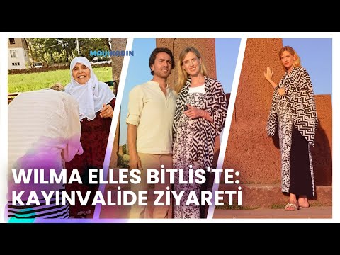 Wilma Elles Bitlis'i Ziyaret Etti! Ünlü Oyuncu Kayınvalidesinin Elini Öptü - Mavi Kadın #magazin