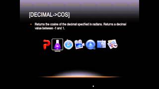 Lasso Programming: [decimal→cos]