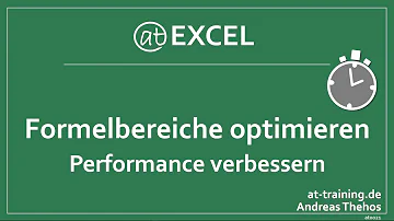 Wie kann ich Excel beschleunigen?