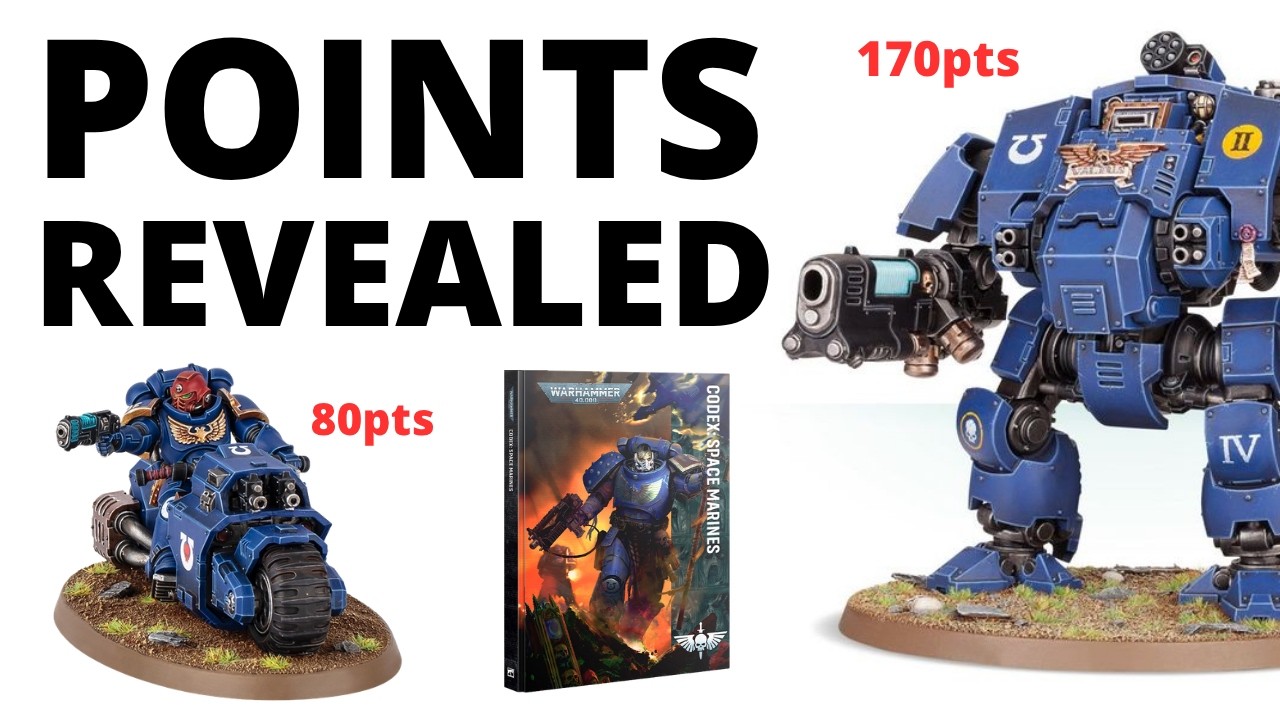 Space Marine Codex POINTS REVEALED – How Much for Impro… — Transcript