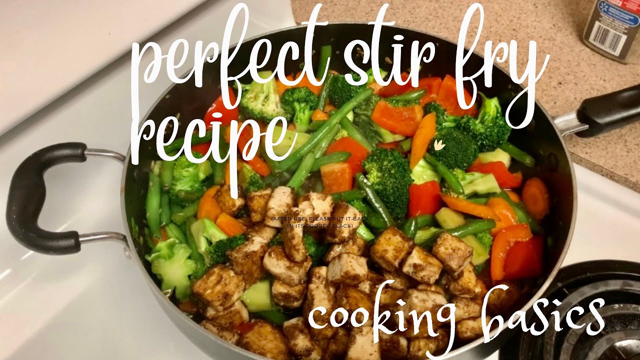 How To Make A Perfect Stir Fry Every Time/Cooking Basics/Easy Tofu Stir