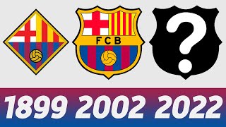 The Evolution of FC Barcelona Logo | All FC Barcelona Football Emblems in History screenshot 5
