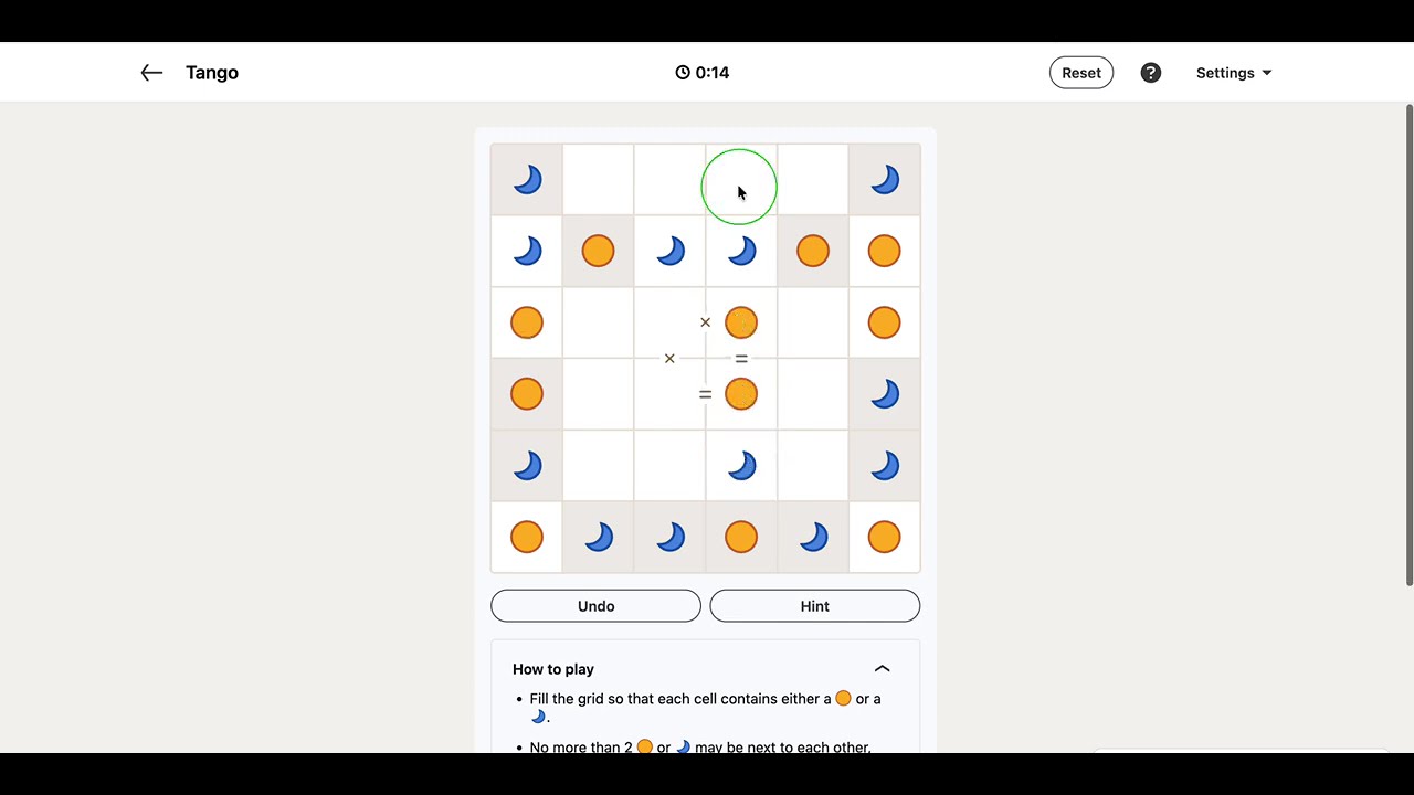 LinkedIn Tango Answer Today | 24 March 2026 - Puzzle #533