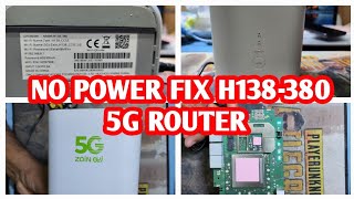 HOW TO FIX NO POWER HUAWEI 5G NEW ROUTER MODEL H138-380/FIX NOT WORKING#huawei#router #5g