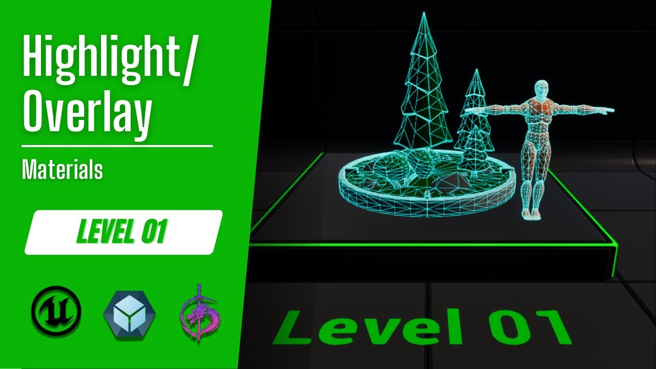 (01/12) Unreal Engine Highlight/Overlay Material Tutorial | #ue5 # ...