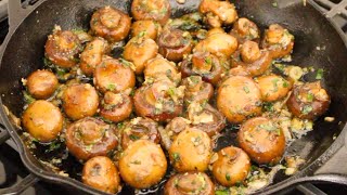 Garlic Mushrooms Easy Recipe