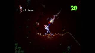 Earthworm Jim 2 is a well programmed game
Running on the mighty, 32-bit Sega Saturn Earthworm Jim 2 is a well programmed game