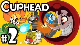 CUPHEAD + Mugman - 2 Player Co-Op! - Gameplay Walkthrough PART 2: “You Boys Wanna Kill The Devil”