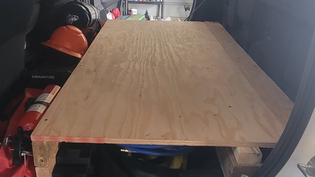 Building my sleeping area for Hotshot Trucking in my Ram 2500. Truck Tour Included. 