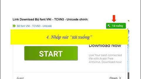 Cài bộ font vni-tcvn3-unicode cho Windows