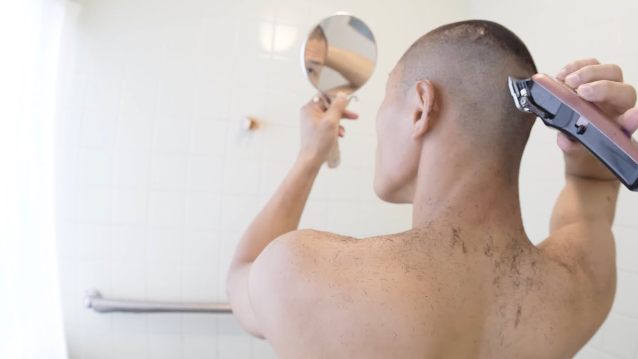 格闘家が自分でスキンフェードしてみた(セルフカット)