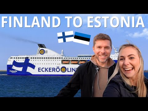 Cheapest Ferry from Helsinki to Tallinn | Eckerö Line Day Trip Across the Baltic Sea! 🇫🇮➡️🇪🇪