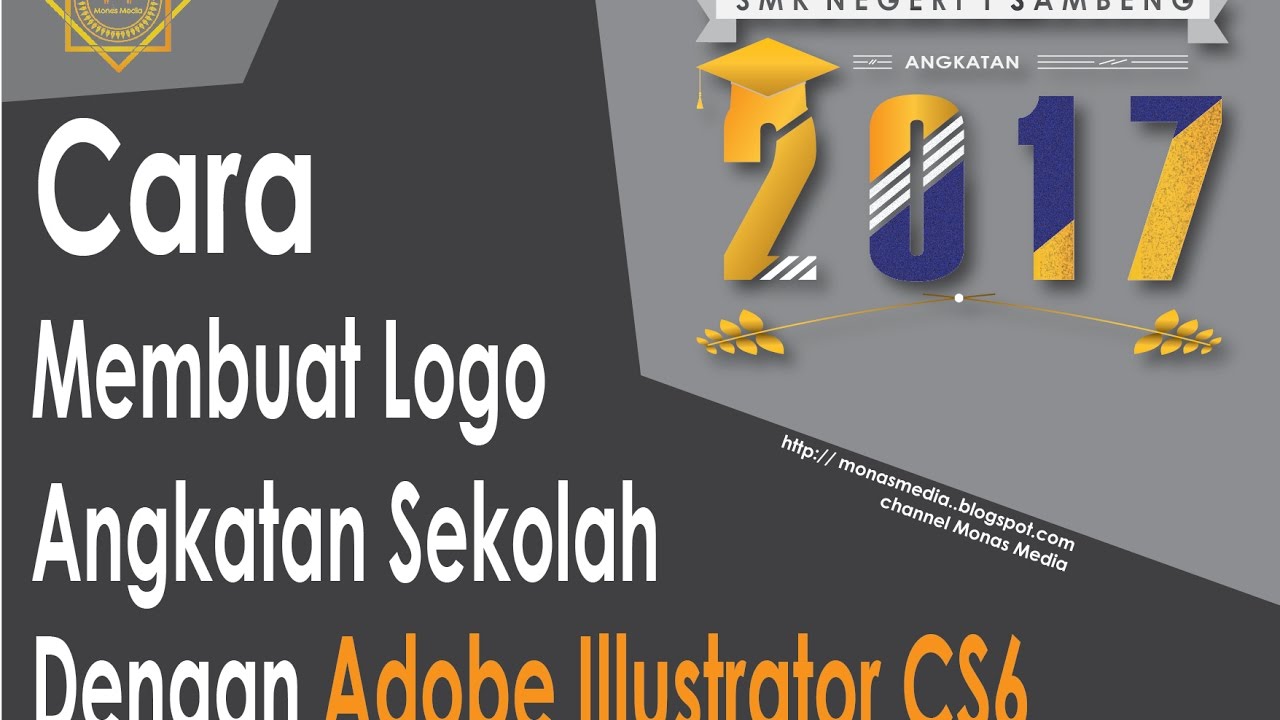  Cara  Membuat Logo Angkatan Sekolah  Dengan Adobe 