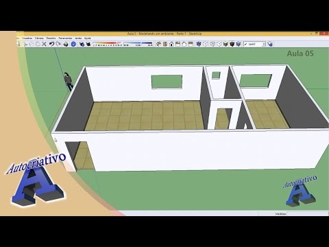 Curso de SketchUp - Aula 05/20 - Módulo Básico - Autocriativo