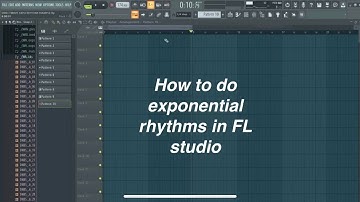How to do Exponential rhythms in FL Studio