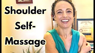 Relieve Painful, Tight Shoulders with Self-Massage by Rachel Richards Massage 6,590 views 8 months ago 9 minutes, 4 seconds