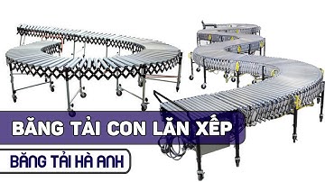 Băng tải con lăn xếp ( flexible conveyor) - Băng tải Hà Anh