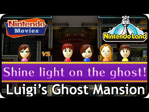 Nintendo Land - Luigi's Ghost Mansion Compilation (5 Players, Maurits, Rik, Myrte, Danique, Thessy)