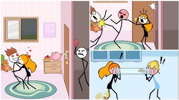 Brain Tricky Puzzle - Funny Stickman - All Levels - Gameplay Walkthrough🚀 #games