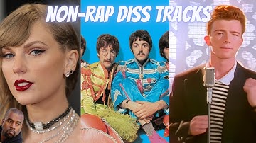 Non-Rap Diss Tracks