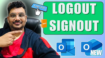 Logout or Sign-out from Outlook - Quick Tutorial