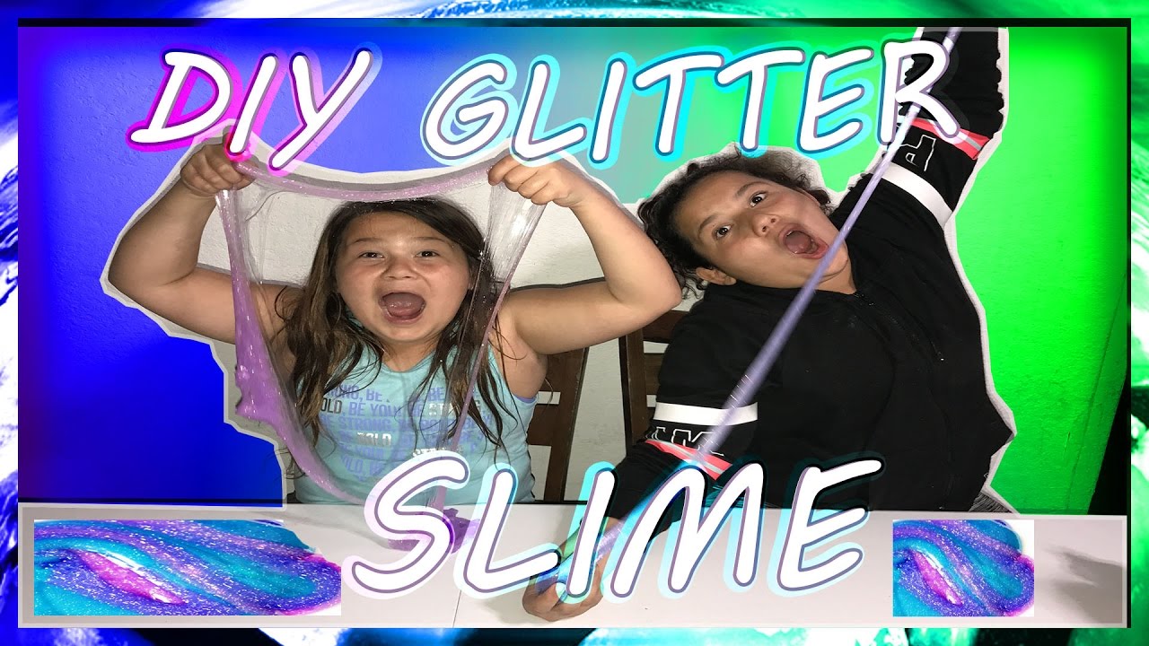 Diy Glitter Slime How To Make Slime Life With Brothers
