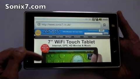 Sonix7 Android Tablet - Promo