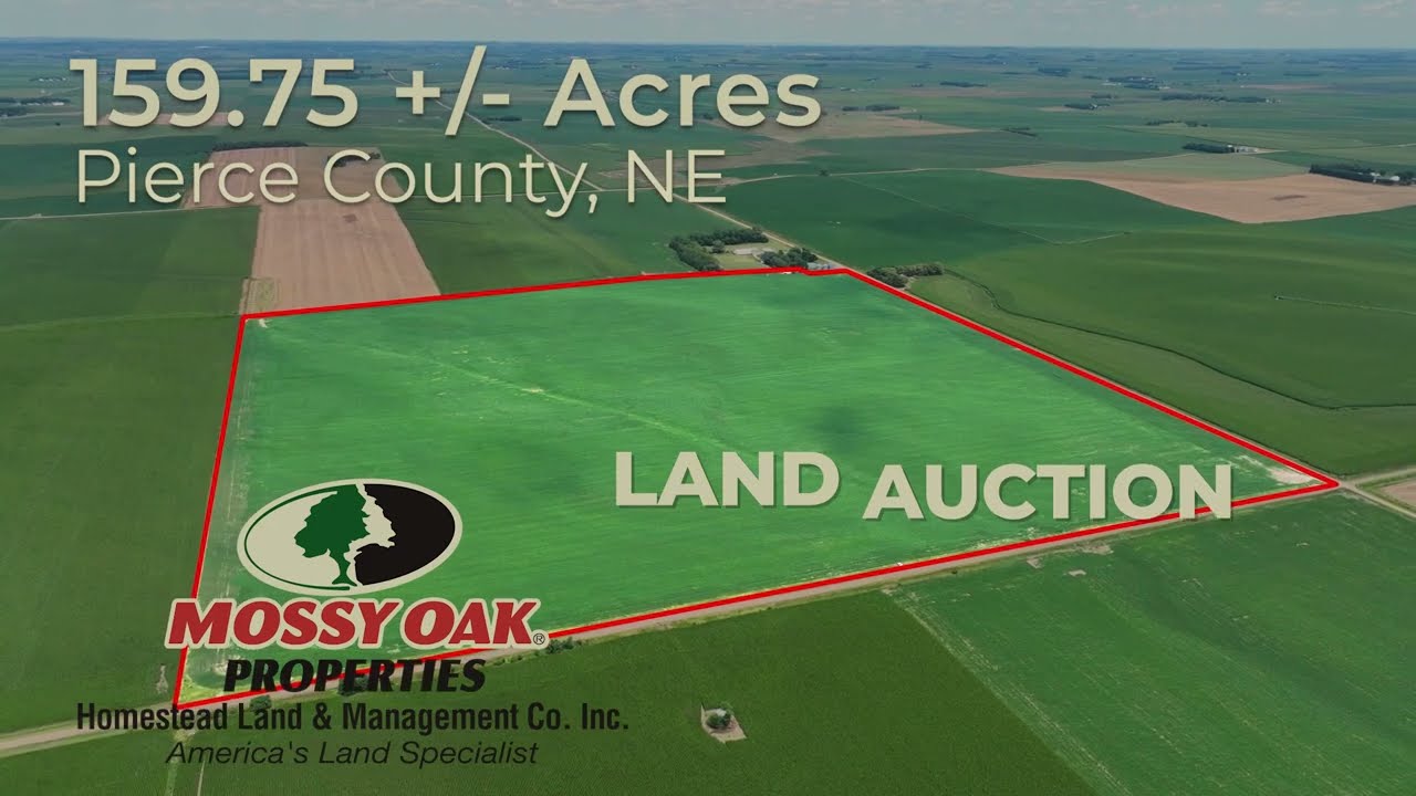 LAND AUCTION159.75 acres +/ High Quality Dryland Farm Pierce County