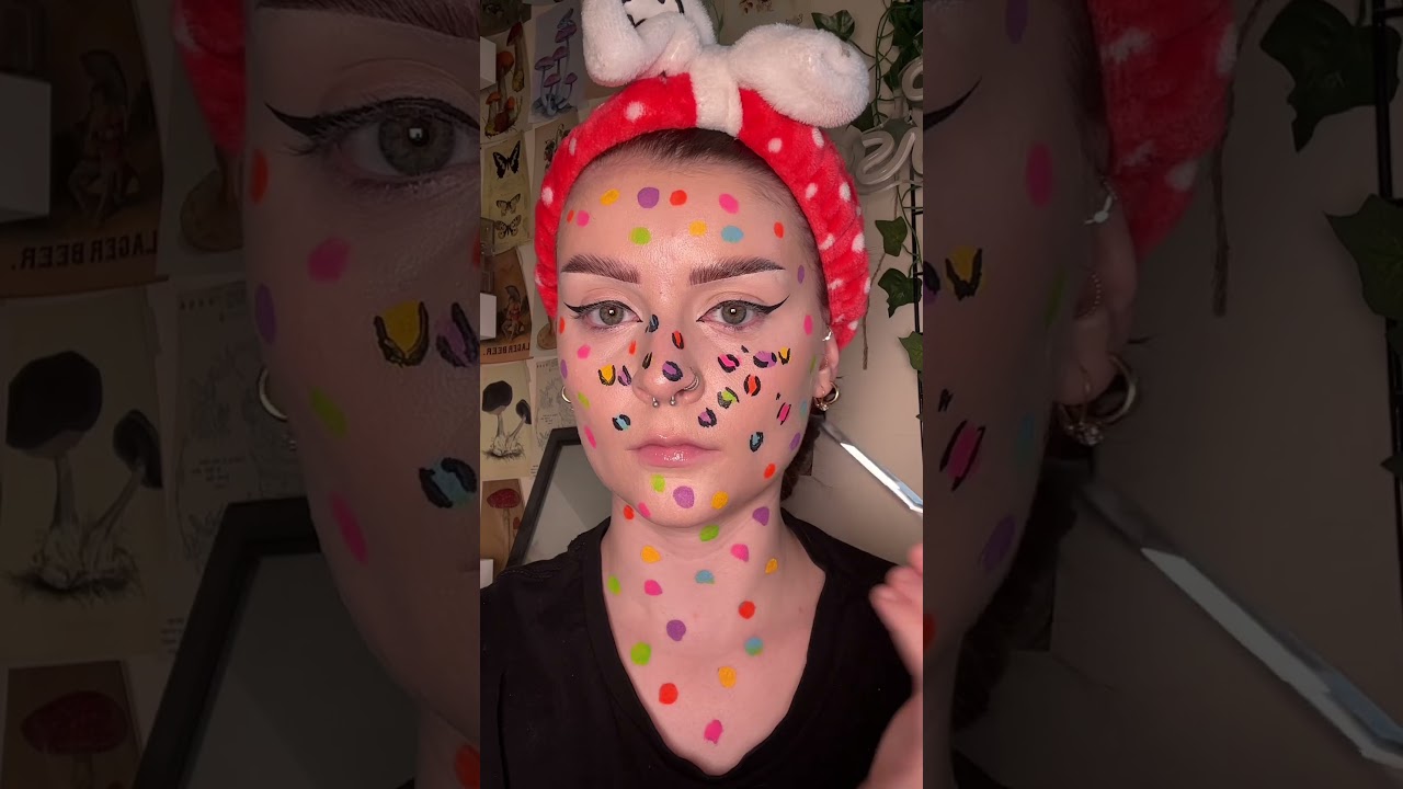 LISA FRANK INSPIRED ANIMAL PRINT MAKEUP 