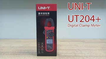 UNI-T UT204+ Digital Clamp Meter Unboxing
