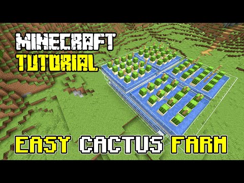 Get Unlimited Cactus Using This Farm | Minecraft Tutorials 1.19