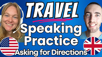 How to Ask for and Give Directions in Spoken English Learning Videos Speaking Practice - UK US
