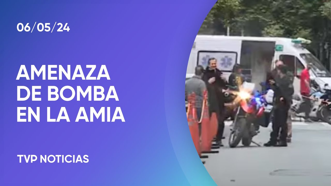 Falsa alarma: amenaza de bomba en el edificio de la AMIA - YouTube