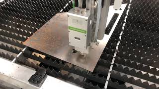 CypCut QRCODE marking feature testing with Dacu Fiber Laser Cutting Machine