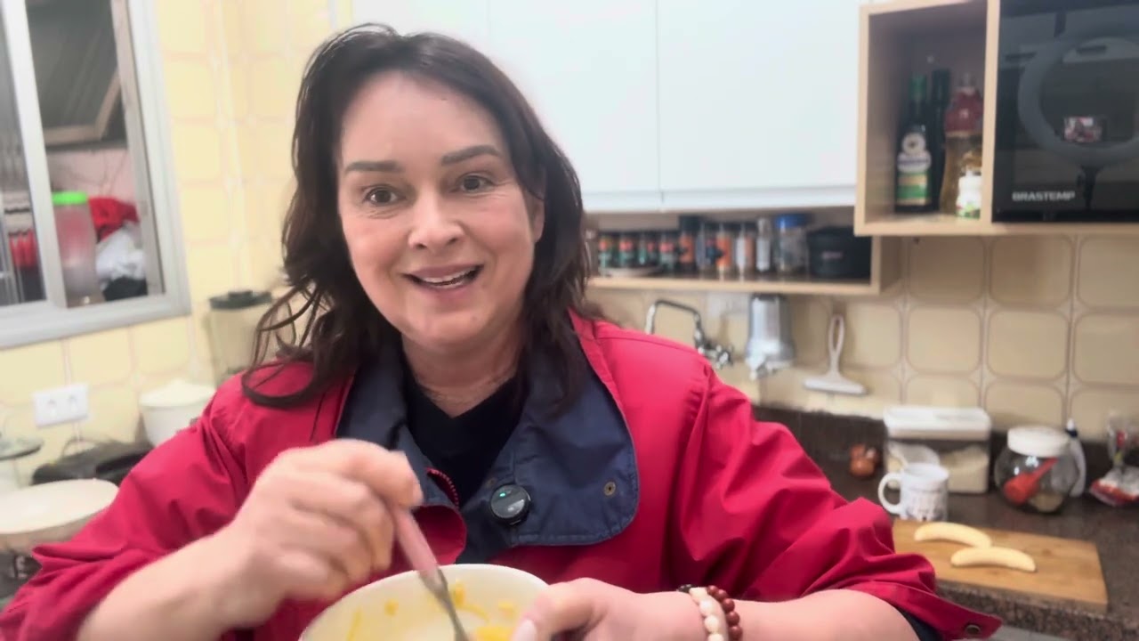 PANQUECA SAUDÁVEL DE BANANA!! @Mankoficial  @myrianrios 