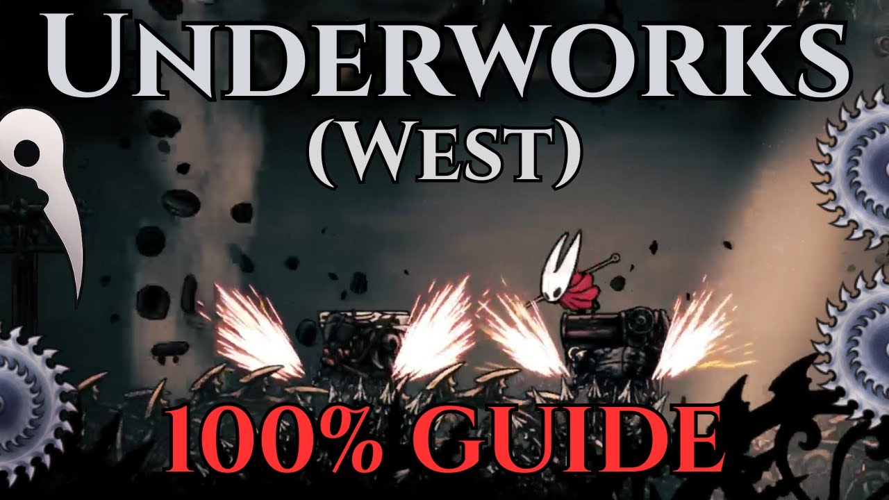 The Underworks (West) Guide - Silksong 100% Walkthrough - YouTube