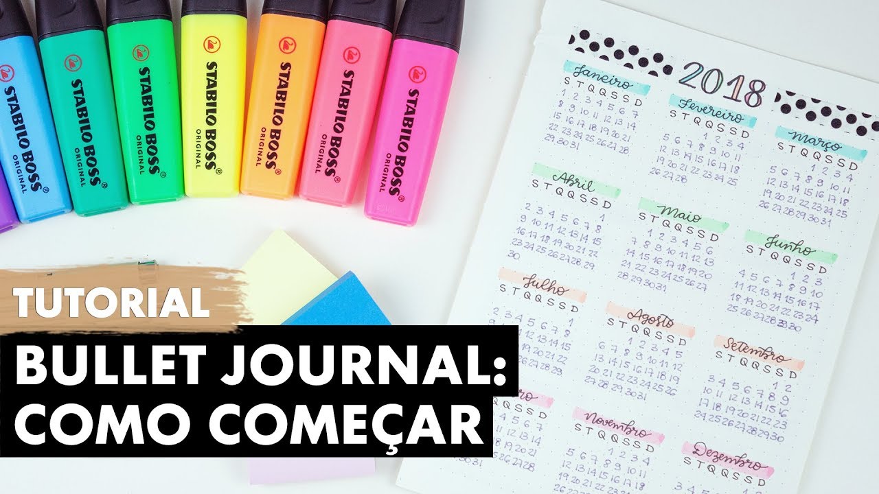 BULLET JOURNAL: COMO COMEÇAR | Primeiro Rabisco