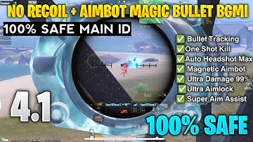 BGMI 4.1 AIMBOT OBB | BGMI 4.1 NO RECOIL CONFIG | BGMI NO RECOIL CONFIG 4.1 [100% Safe No Ban ]