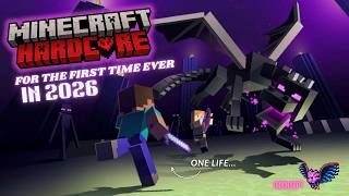 I tried beating Minecraft HARDCORE for the FIRST time ever in 2026!