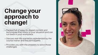 Change your approach to change! Enterprise Agile Coach Bootcamp Review by Catherine Goodrich