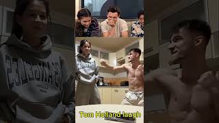 Tom Holland laugh part 1 | #TomHolland#TomHollandReaction#CelebrityReaction#CringeMoment#Viral