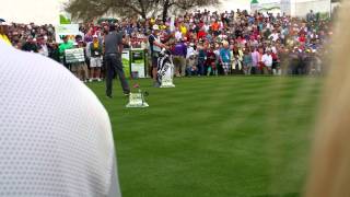 Bubba Watson Teens off on 18 Phoenix Open