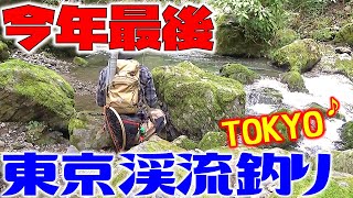 奥多摩リベンジ！渓流釣りポイントは険しい道のりでした！【奥多摩釣りキャン#2】