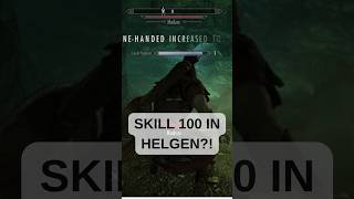 You Can Get a Skill to 100 Before Leaving Helgen | Skyrim