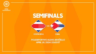 Costa Rica vs Cuba | 2024 Concacaf Futsal Championship