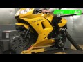 Triumph Daytona 600 Dyno power run P3 Tuning Liverpool