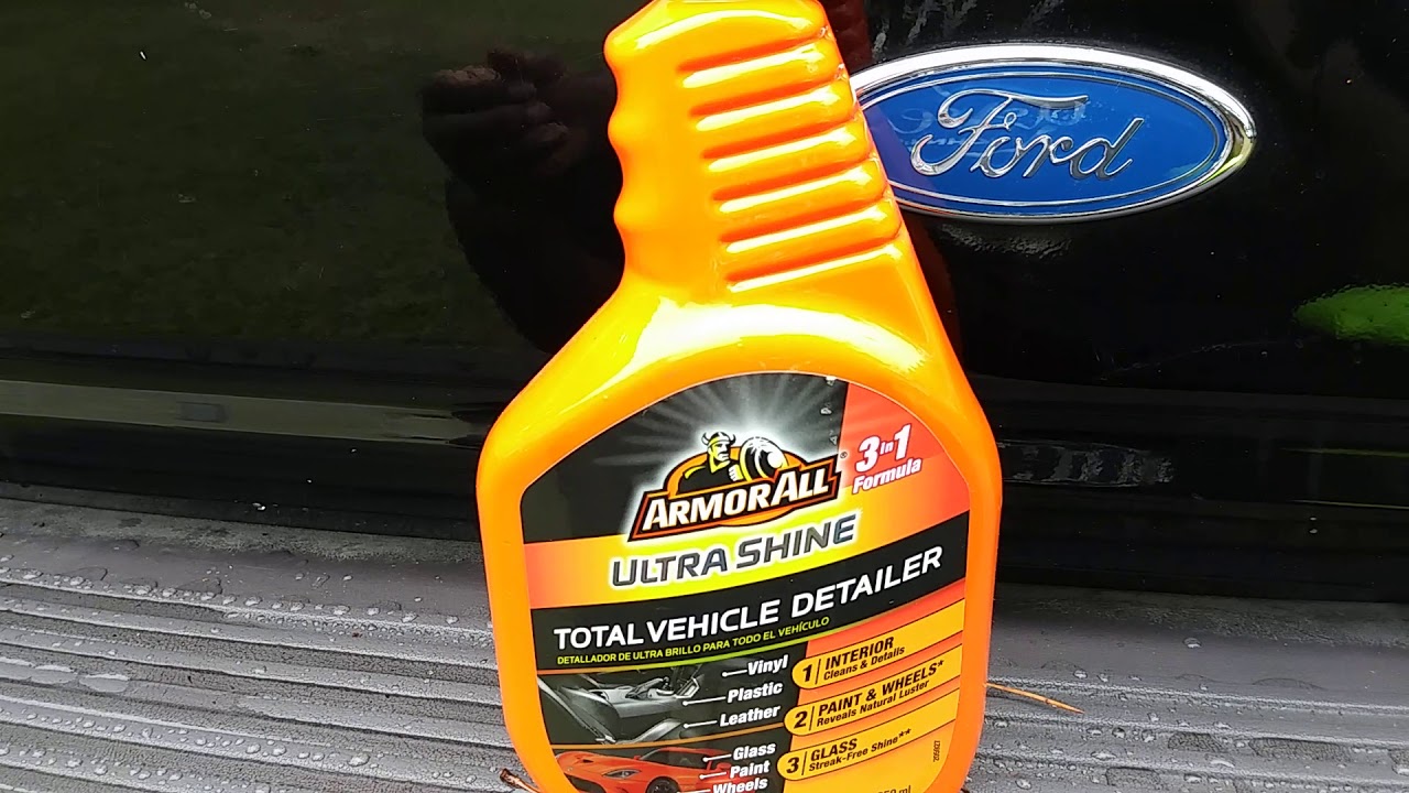 Armorall ultra shine 3 in 1 total vehicle detailer is great for winter