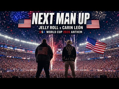 NEXT MAN UP 🇺🇸 | Jelly Roll x Carin León | USA World Cup 2026 Anthem.