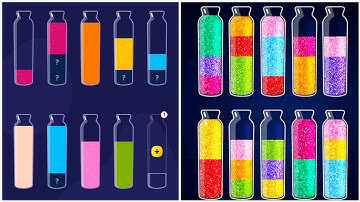 Get Color Water Sort Gameplay 14 , Android Games ios Walkthrough Simulator Think Brain Puzzle